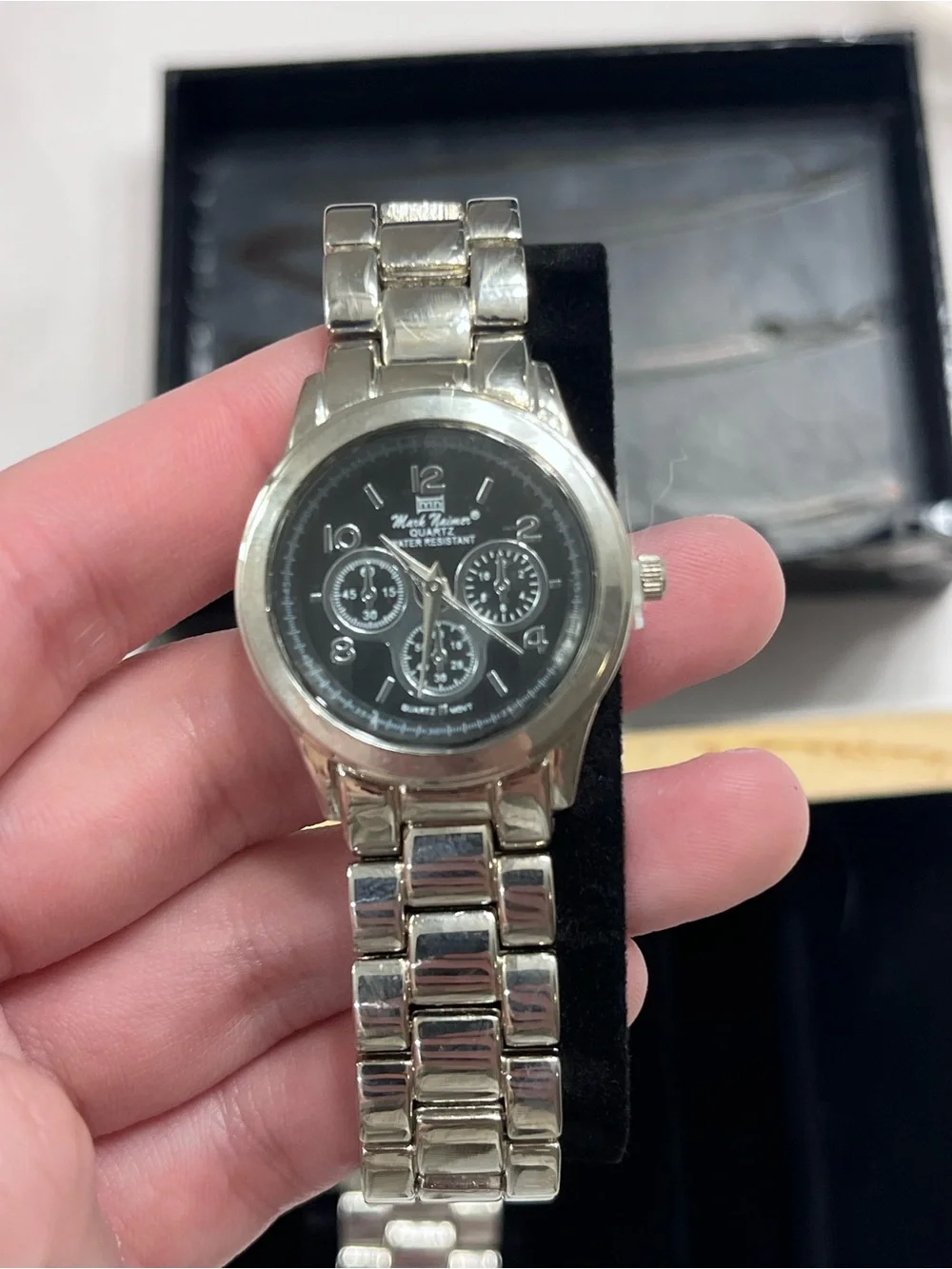 Marcus Neimann His & Hers, Silver-Tone Stainless Steel Wristwatches